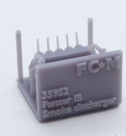 画像3: FC★MODEL[FC35952]1/35 I号戦車B型用スモークキャンドルランチャーセット
