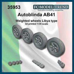画像1: FC★MODEL[FC35953]1/35 アウトブリンダ　AB41用ホイールセット