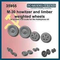 FC★MODEL[FC35955]1/35 M-30 ホイッツァー＆リンバー用ホイールセット（ホビーボス用）