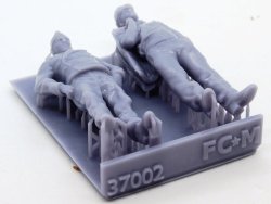 画像2: FC★MODEL[FC37002]1/35 WWII ドイツ 戦車兵(1945)セット＃1(2体入)