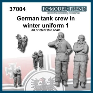 画像1: FC★MODEL[FC37004]1/35 WWII ドイツ 戦車兵(冬季装備)セット＃1(2体入) (1)
