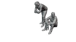 画像2: FC★MODEL[FC37007]1/35 WWII 露/ソビエト 戦車兵セット＃2(2体入)