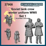 FC★MODEL[FC37008]1/35 WWII 露/ソビエト 戦車兵(冬季装備)セット＃1(2体入)