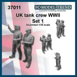 画像1: FC★MODEL[FC37011]1/35 WWII イギリス 戦車兵セット＃2(2体入)