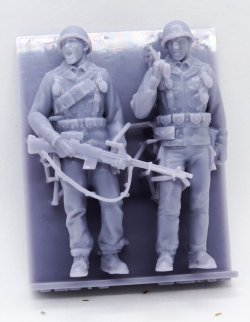 画像3: FC★MODEL[FC37013]1/35 WWII アメリカ 歩兵G.I.セット＃2(2体入)