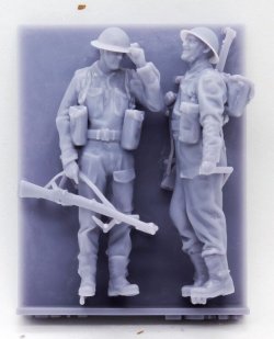 画像2: FC★MODEL[FC37016]1/35 WWII イギリス歩兵セット＃2(2体入)