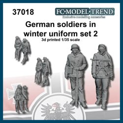 画像1: FC★MODEL[FC37018]1/35 WWII ドイツ 歩兵(冬季装備)セット＃2(2体入)