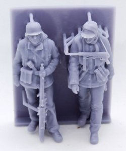 画像2: FC★MODEL[FC37018]1/35 WWII ドイツ 歩兵(冬季装備)セット＃2(2体入)