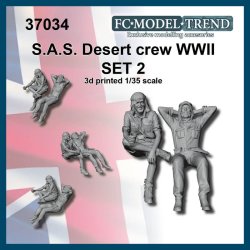 画像1: FC★MODEL[FC37034]1/35 WWII イギリス SASジープ乗員セット＃2(2体入)