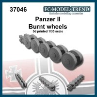 FC★MODEL[FC37046]1/35　II号戦車焼き焦げた転輪セット（片側入り）