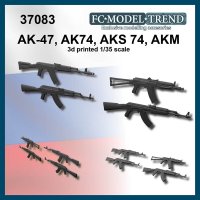 FC★MODEL[FC37083]1/35 現用 露/ソビエト AK-47/AK-74/AKS-74/AKM自動小銃セット
