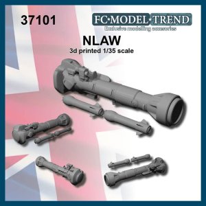 画像1: FC★MODEL[FC37101]1/35 現用 スウェーデン/イギリス NLAW 携行式対戦車ミサイル (1)