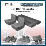 FC★MODEL[FC37115]1/35 WWII ドイツ Sd.Kfz.10 デマーク 1tハーフトラック 座席(1両分)
