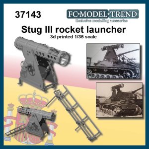 画像1: FC★MODEL[FC37143]1/35 WWII ドイツ III号突撃砲 ロケットランチャー搭載型コンバージョンセット (1)