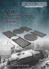 FC★MODEL[FC35718]1/35 キングタイガー＆ヤークトティーガー用エンジングリルセット