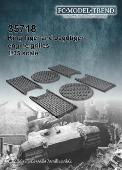 画像1: FC★MODEL[FC35718]1/35 キングタイガー＆ヤークトティーガー用エンジングリルセット