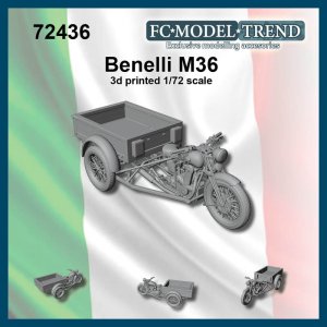 画像1: FC★MODEL[FC72436]1/72  ベネリバイクＭ36 (1)