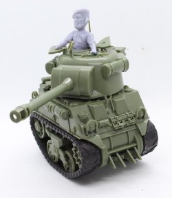 画像2: FC★MODEL[FC80005]M4シャーマンファイヤーフライ戦車クルー