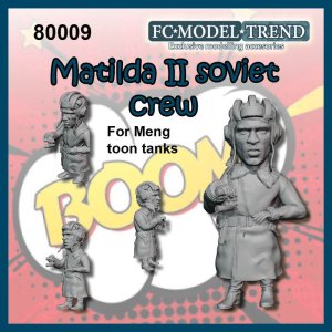 画像1: FC★MODEL[FC80009]マチルダ戦車ソビエト軍クルー (1)