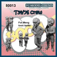 FC★MODEL[FC80013]T34/76戦車クルーセット