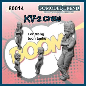 画像1: FC★MODEL[FC80014]KV-2戦車クルー (1)