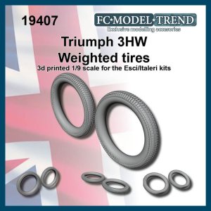 画像1: FC★MODEL[FC19407]1/9 Triumph 3HW weighted tires (1)