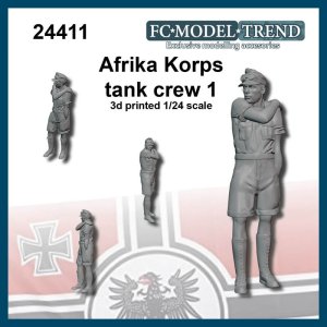 画像1: FC★MODEL[FC24411]1/24 Afrika Korps tank crew (1)