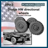 FC★MODEL[FC35513]1/35 Dodge WC directional tire wheels