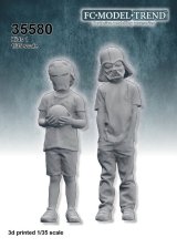 FC★MODEL[FC35580]1/35 Kids with masks 1