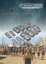 FC★MODEL[FC35726]1/35 サンダル＆クロックスセット