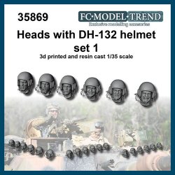 画像1: FC★MODEL[FC35869]1/35 DH-132ヘルメット装着ヘッドセット１