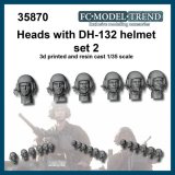 FC★MODEL[FC35870]1/35 DH-132ヘルメット装着ヘッドセット2