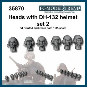 画像1: FC★MODEL[FC35870]1/35 DH-132ヘルメット装着ヘッドセット2 (1)