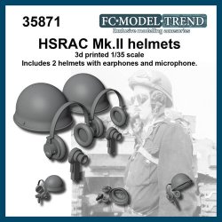 画像1: FC★MODEL[FC35871]1/35 HSRAC Mk.IIヘルメットセット