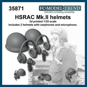画像1: FC★MODEL[FC35871]1/35 HSRAC Mk.IIヘルメットセット (1)