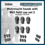 FC★MODEL[FC35894]1/35 ドイツ国防軍M43規格帽装着ヘッドセット2