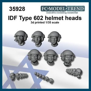 画像1: FC★MODEL[FC35928]1/35 イスラエル国防軍タイプ602ヘルメット装着ヘッドセット (1)