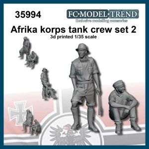 画像1: FC★MODEL[FC35994]1/35 Afrika Korps tank crew, set 2 (1)