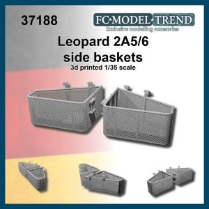 画像1: FC★MODEL[FC37188] Leopard 2A5/6 cestas laterales, escala 1/35. (1)