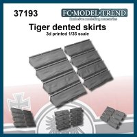 FC★MODEL[FC37193]Tiger, faldones abollados, escala 1/35.