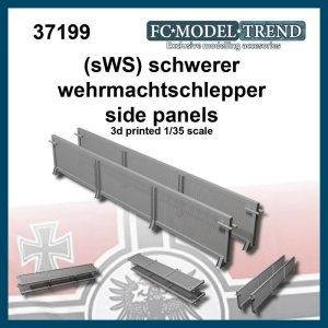 画像1: FC★MODEL[FC37199]sWS Schwerer wehrmachtschlepper, paneles laterales, escala 1/35. (1)