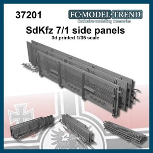 画像1: FC★MODEL[FC37201]SdKfz 7/1 paneles laterales, escala 1/35. (1)