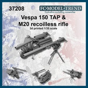 画像1: FC★MODEL[FC37208] Vespa 150 TAP & M20 recoilless rifle. Escala 1/35. (1)
