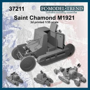 画像1: FC★MODEL[FC37211]Saint Chamond M1921, escala 1/35 (1)