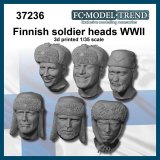 FC★MODEL[FC37236]1/35 Finnish soldier heads WWII