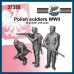 画像1: FC★MODEL[FC37355]1/35 WWII ポーランド軍歩兵セット 進軍(3体入) (1)