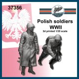 FC★MODEL[FC37356]1/35 WWII ポーランド軍歩兵セット 攻撃指揮(2体入)