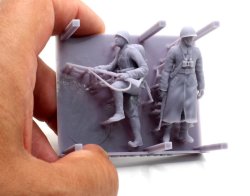 画像3: FC★MODEL[FC37356]1/35 WWII ポーランド軍歩兵セット 攻撃指揮(2体入)