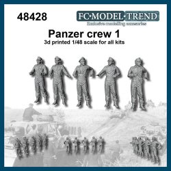 画像1: FC★MODEL[FC48428]1/48 ドイツ戦車兵セット1