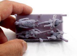 画像3: FC★MODEL[FC48629]1/48 WWII ポーランド軍歩兵セット 攻撃開始(4体入)